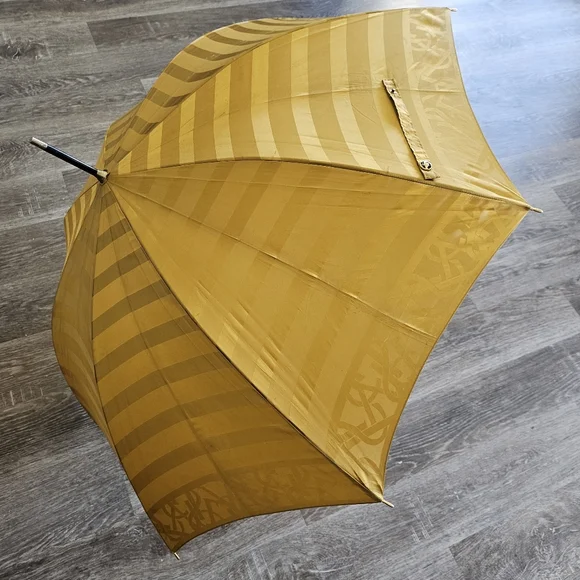 Yves Saint Laurent YSL Large Gold Umbrella - Picture 7 of 13